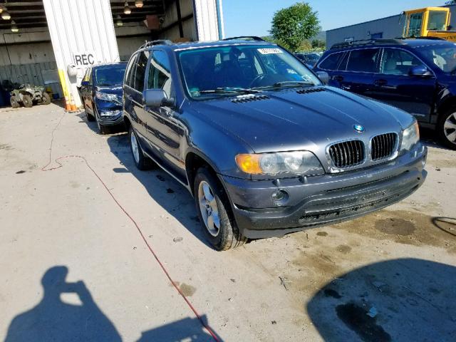 5UXFA53512LP39552 - 2002 BMW X5 3.0I GRAY photo 1