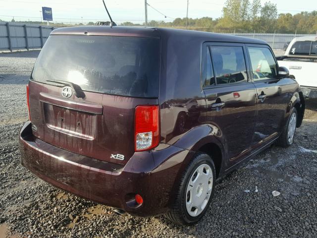 JTLZE4FE0B1123625 - 2011 TOYOTA SCION XB 勃艮第红 照片 4