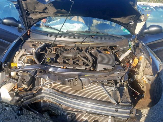 1C3EL55R24N360448 - 2004 CHRYSLER SEBRING LX BLUE photo 7