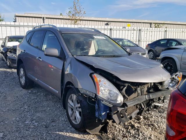 JN8AS5MV3DW145249 - 2013 NISSAN ROGUE S GRAY photo 1