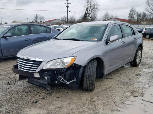 1C3CCBAB3EN142292 - 2014 CHRYSLER 200 LX SILVER photo 2