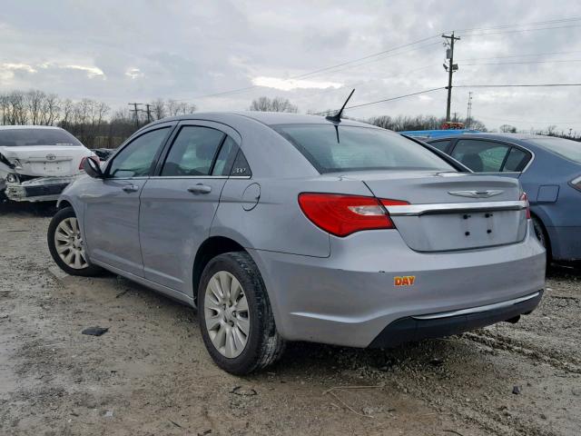 1C3CCBAB3EN142292 - 2014 CHRYSLER 200 LX SILVER photo 3