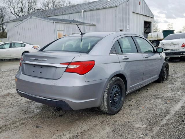 1C3CCBAB3EN142292 - 2014 CHRYSLER 200 LX SILVER photo 4