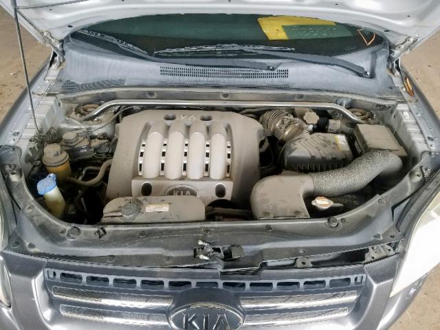 KNDJF723167264394 - 2006 KIA NEW SPORTA SILVER photo 7