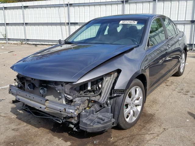 1HGCP36839A012403 - 2009 HONDA ACCORD EXL GRAY photo 2