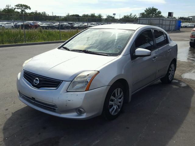 3N1AB6AP6AL674108 - 2010 NISSAN SENTRA 2.0 SILVER photo 2