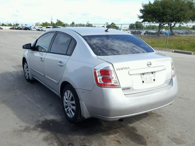 3N1AB6AP6AL674108 - 2010 NISSAN SENTRA 2.0 SILVER photo 3