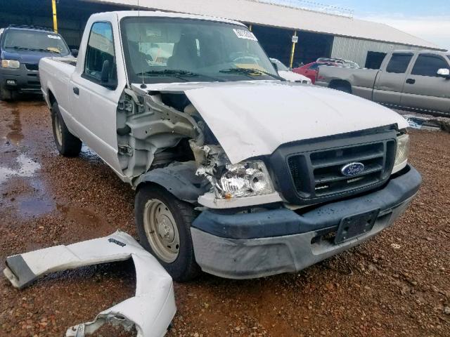 1FTYR10D94PB62028 - 2004 FORD RANGER WHITE photo 1