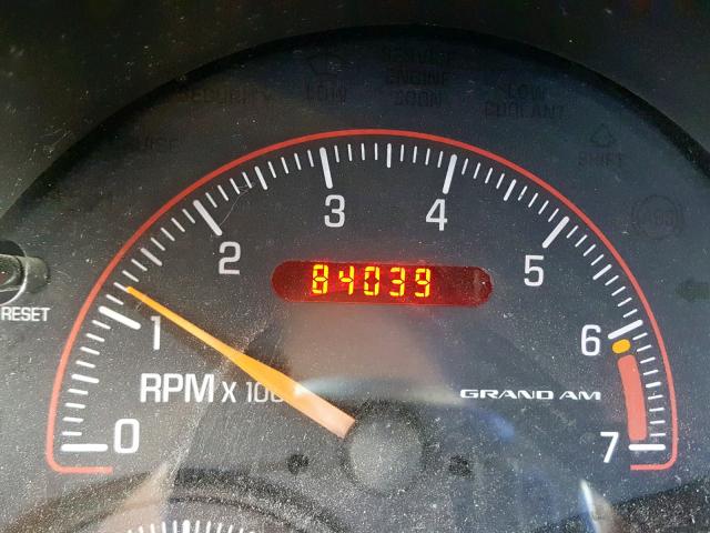 1G2NF52E14C244050 - 2004 PONTIAC GRAND AM S SILVER photo 8