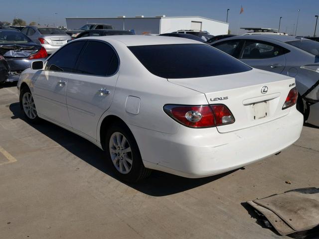 JTHBF30G830123800 - 2003 LEXUS ES 300 WHITE photo 3