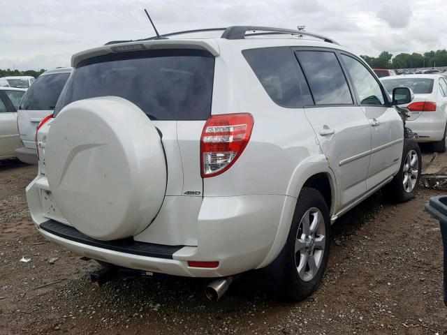 JTMBK31VX95081734 - 2009 TOYOTA RAV4 LIMIT WHITE photo 4