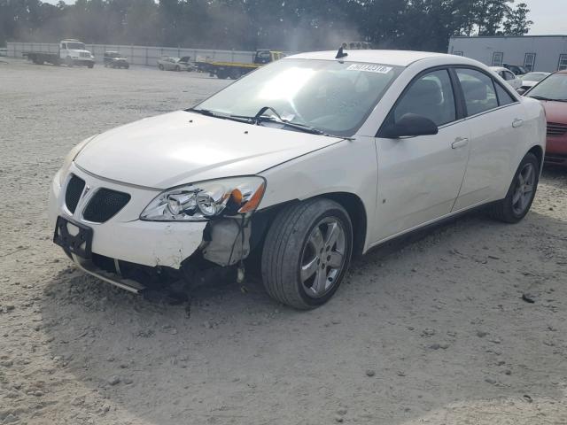 1G2ZH57N084219497 - 2008 PONTIAC G6 GT WHITE photo 2