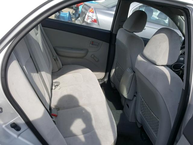 KNAFE221695659162 - 2009 KIA SPECTRA EX SILVER photo 6