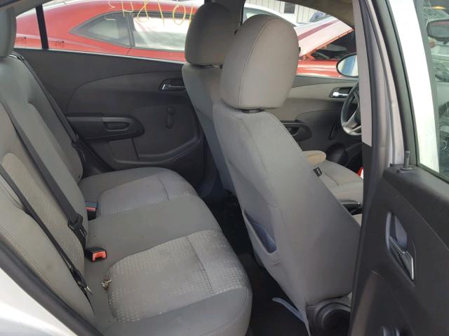 1G1JA5SH9C4200365 - 2012 CHEVROLET SONIC LS 银色 照片 6