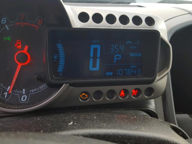 1G1JA5SH9C4200365 - 2012 CHEVROLET SONIC LS 银色 照片 8