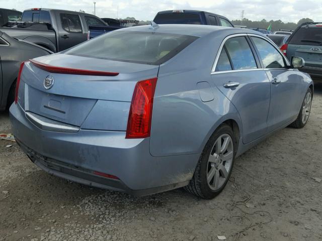 1G6AA5RA1D0144725 - 2013 CADILLAC ATS BLUE photo 4