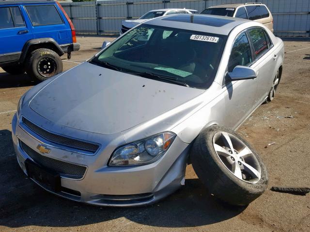 1G1ZC5E17BF116804 - 2011 CHEVROLET MALIBU 1LT SILVER photo 2