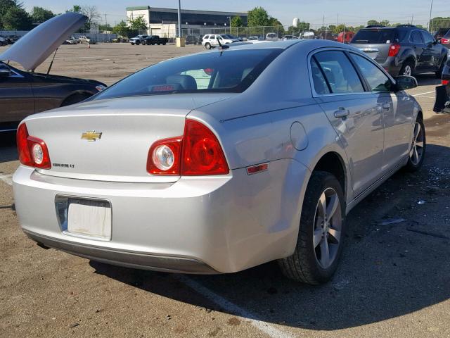 1G1ZC5E17BF116804 - 2011 CHEVROLET MALIBU 1LT SILVER photo 4
