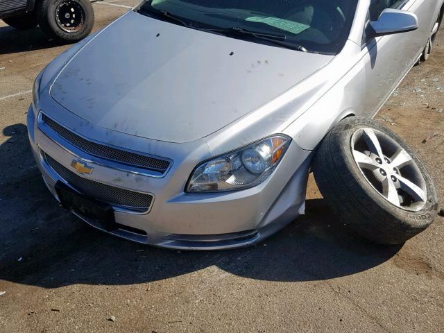 1G1ZC5E17BF116804 - 2011 CHEVROLET MALIBU 1LT SILVER photo 9