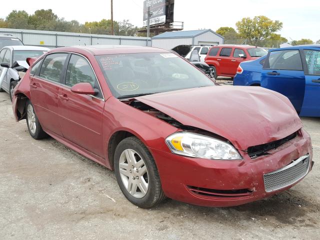 2G1WB5E3XE1182654 - 2014 CHEVROLET IMPALA LIM RED photo 1