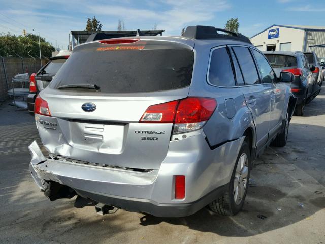 4S4BRDLC1C2202992 - 2012 SUBARU OUTBACK 3. SILVER photo 4