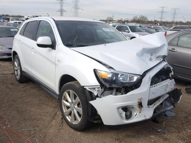 4A4AP3AU7DE008813 - 2013 MITSUBISHI OUTLANDER WHITE photo 1