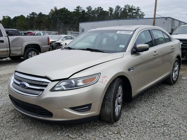 1FAHP2EWXBG188369 - 2011 FORD TAURUS SEL GOLD photo 2