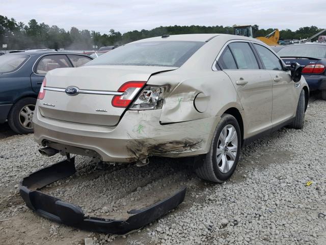 1FAHP2EWXBG188369 - 2011 FORD TAURUS SEL GOLD photo 4