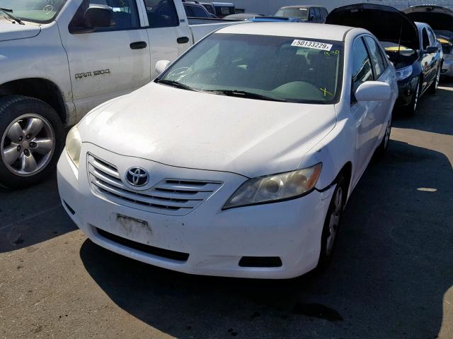 4T4BE46K69R069938 - 2009 TOYOTA CAMRY BASE WHITE photo 2