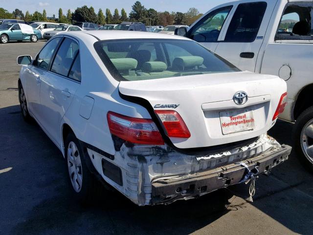 4T4BE46K69R069938 - 2009 TOYOTA CAMRY BASE WHITE photo 3