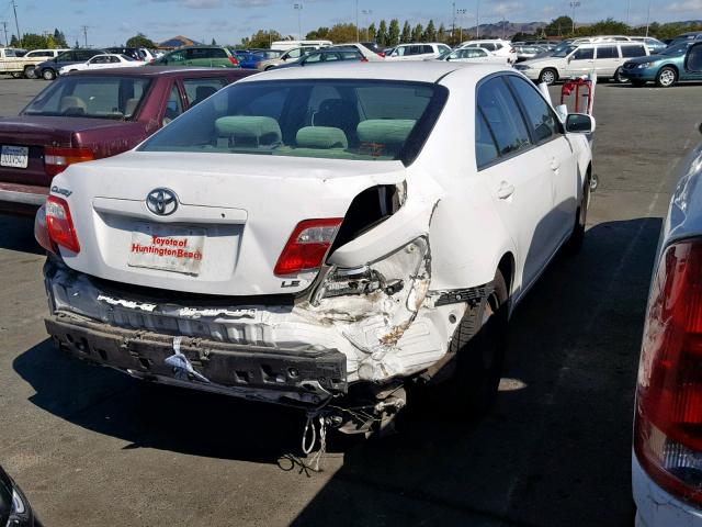 4T4BE46K69R069938 - 2009 TOYOTA CAMRY BASE WHITE photo 4