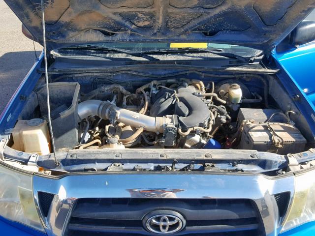 5TELU42N57Z436984 - 2007 TOYOTA TACOMA DOU BLUE photo 7