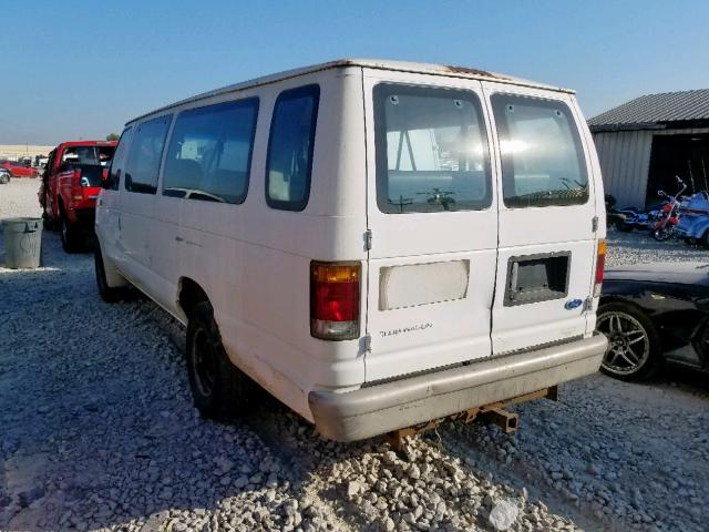 1FBJS31H0PHB52610 - 1993 FORD ECONOLINE WHITE photo 3