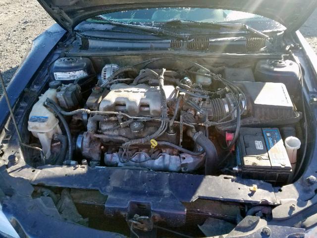 1G2NF52E11M532818 - 2001 PONTIAC GRAND AM S BLUE photo 7