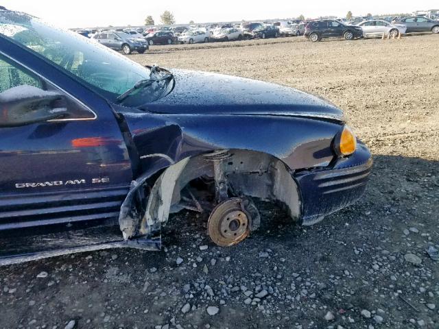 1G2NF52E11M532818 - 2001 PONTIAC GRAND AM S BLUE photo 9