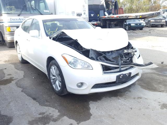 JN1BY1AR2BM372278 - 2011 INFINITI M37 X WHITE photo 1