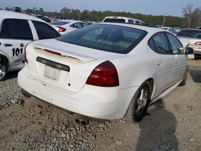 2G2WS522941118479 - 2004 PONTIAC GRAND PRIX WHITE photo 4