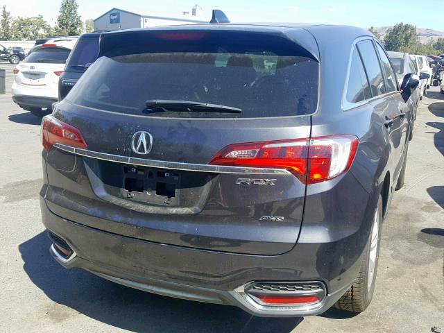 5J8TB4H5XGL018093 - 2016 ACURA RDX TECHNO BLACK photo 4