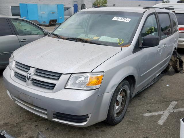 2D4RN4DEXAR239331 - 2010 DODGE GRAND CARA SILVER photo 2