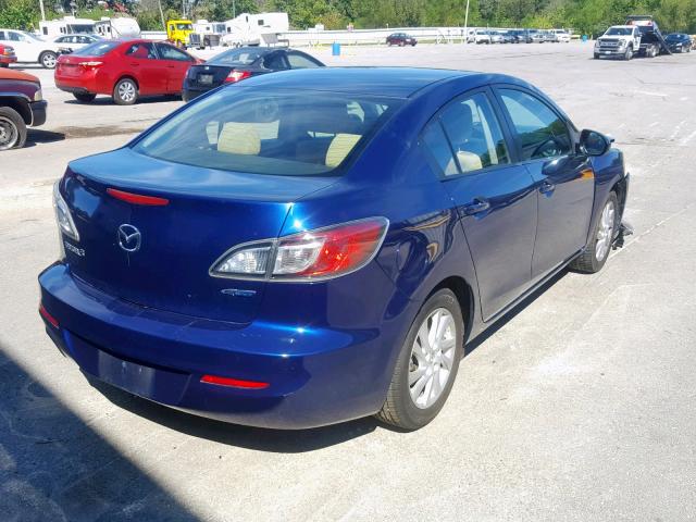 JM1BL1V78C1674018 - 2012 MAZDA 3 I BLUE photo 4