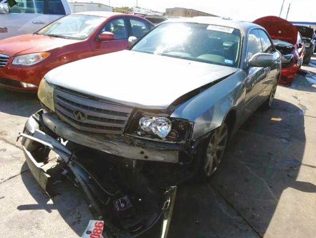 JNKAY41E73M006114 - 2003 INFINITI M45 GRAY photo 2