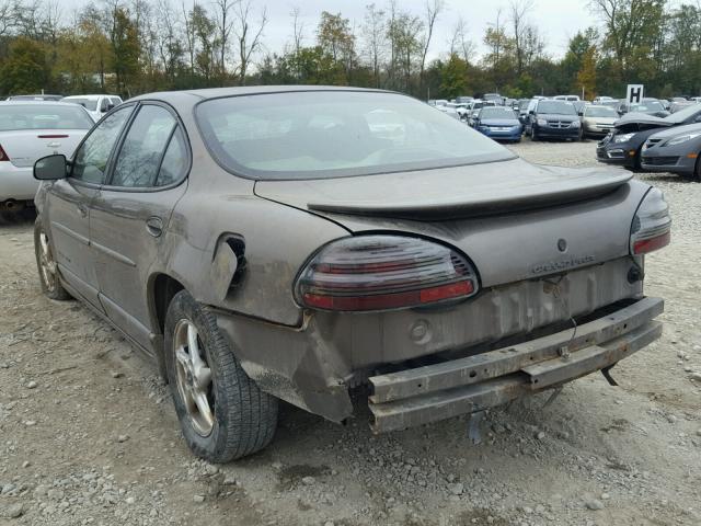 1G2WP52K2YF102625 - 2000 PONTIAC GRAND PRIX ყავისფერი ფოტო 3