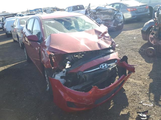 KMHCT5AE1GU239499 - 2016 HYUNDAI ACCENT SE RED photo 1