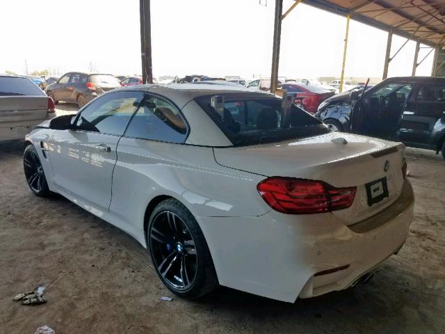 WBS3U9C57FP968246 - 2015 BMW M4 WHITE photo 3