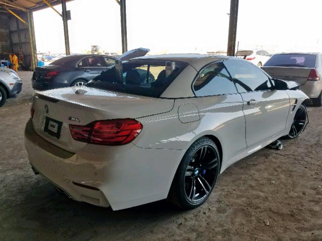 WBS3U9C57FP968246 - 2015 BMW M4 WHITE photo 4