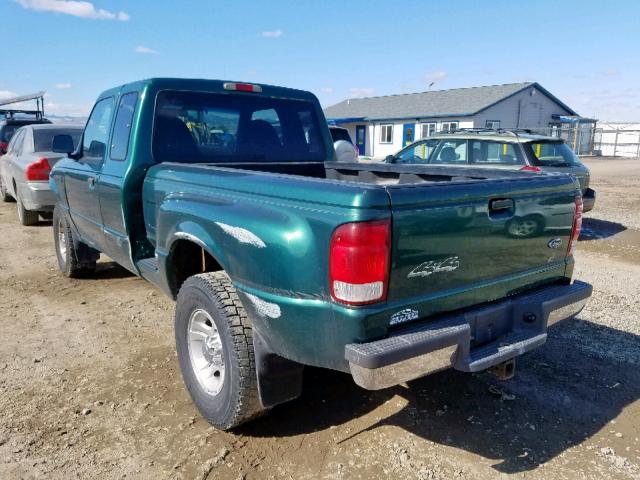 1FTZR15V8YPB87613 - 2000 FORD RANGER SUP GREEN photo 3