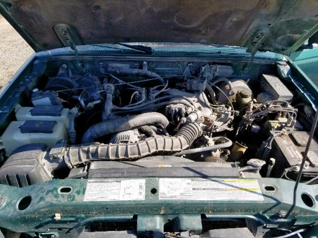 1FTZR15V8YPB87613 - 2000 FORD RANGER SUP GREEN photo 7