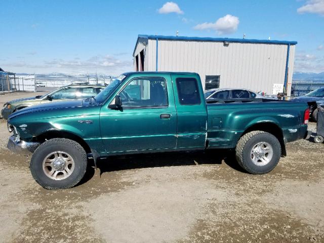 1FTZR15V8YPB87613 - 2000 FORD RANGER SUP GREEN photo 9