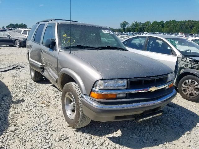 1GNCS13W312164997 - 2001 CHEVROLET BLAZER GRAY photo 1