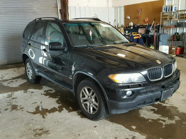 5UXFA135X4LU39391 - 2004 BMW X5 3.0I BLACK photo 1